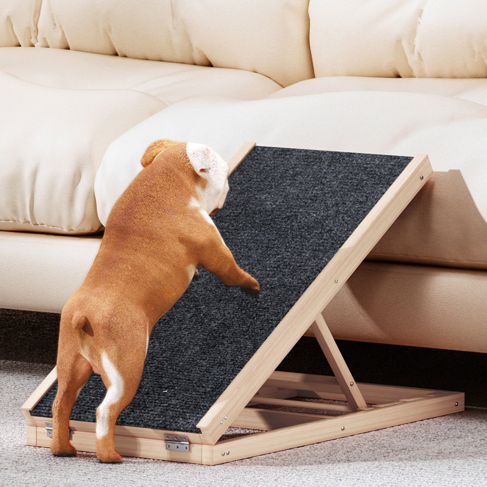 Dog Ramp 70cm Adjustable Height Wooden ramp