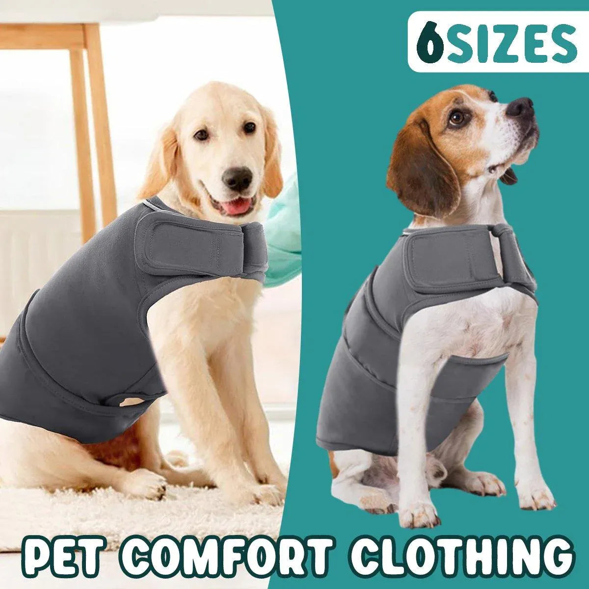 Pet Comfort Dog Relief Vest Jacket Soft Anxiety Coat for Dogs