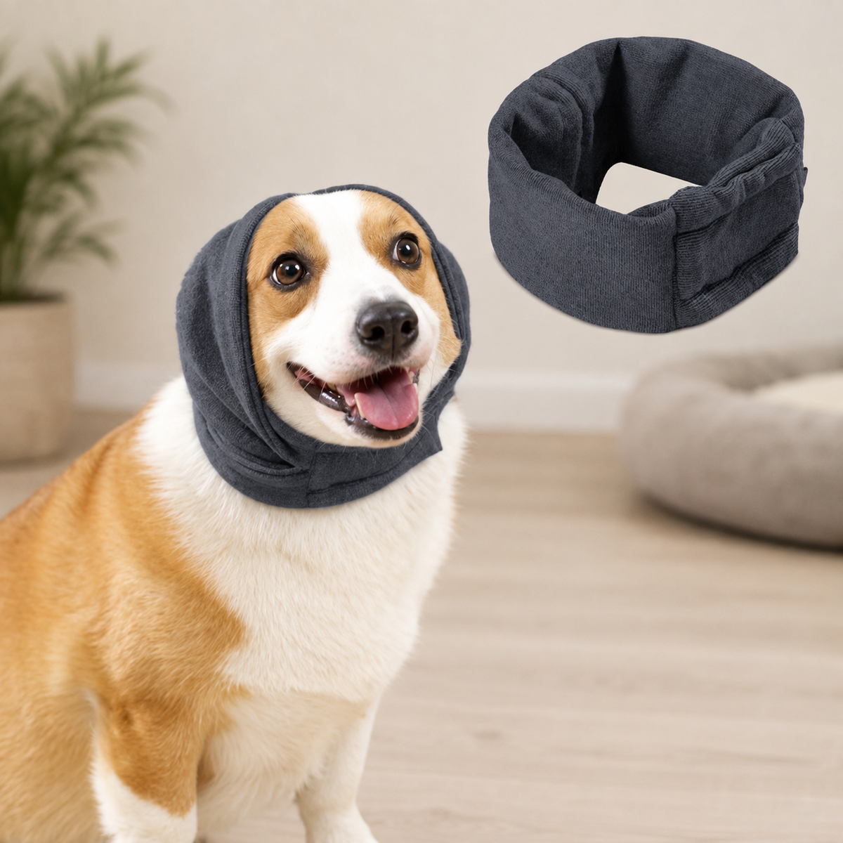 Dog Calming & Noise-Reducing Ear Protection Wraps for Dogs