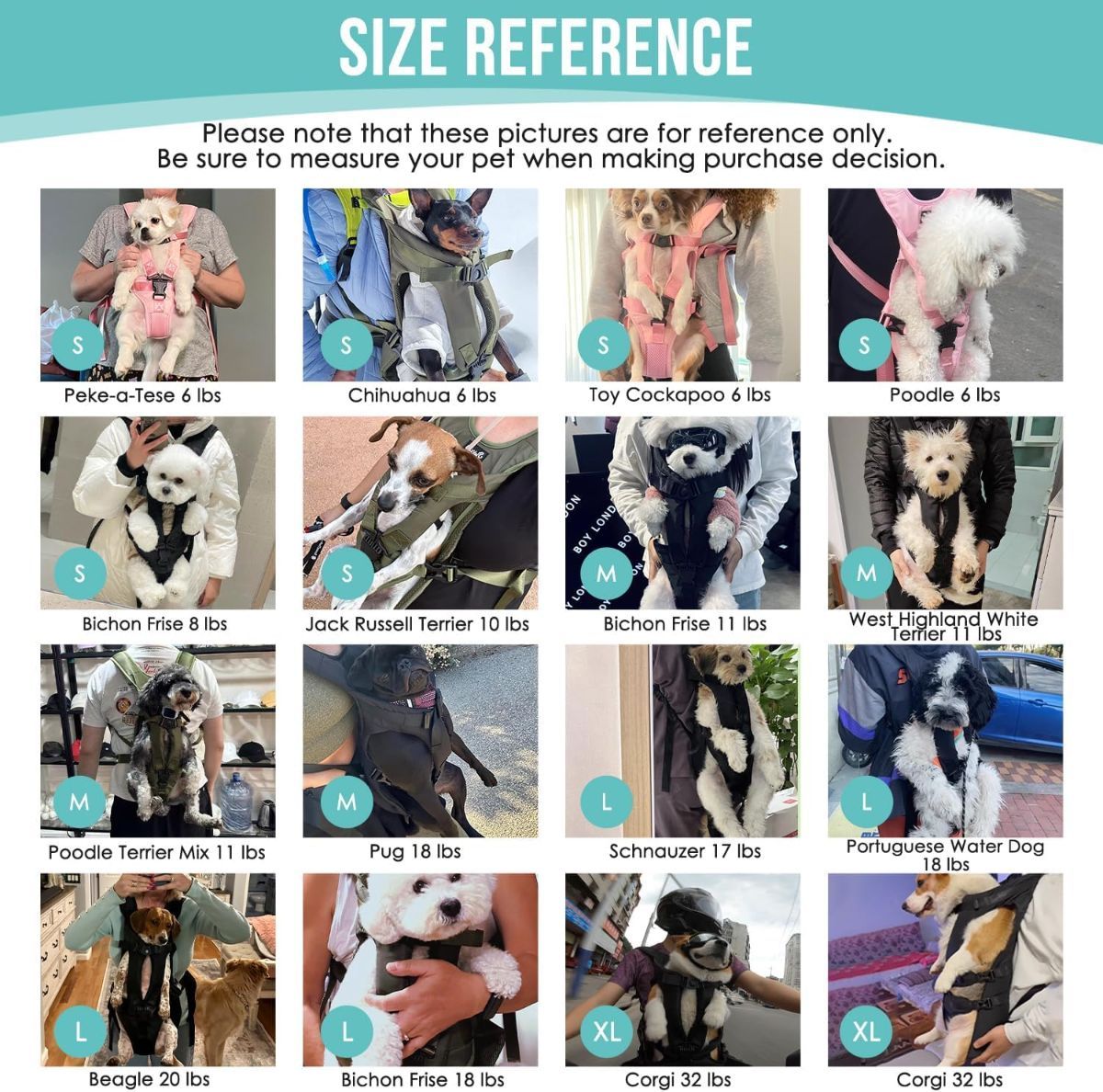 Dog Harness/Backpack with storage bags