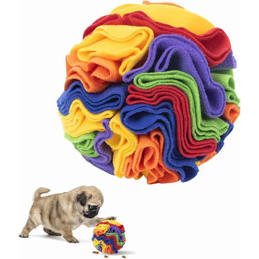 Dog Snuffle Mat Ball, Interactive Dog Toy, Slow Feeding Snuffle Mat