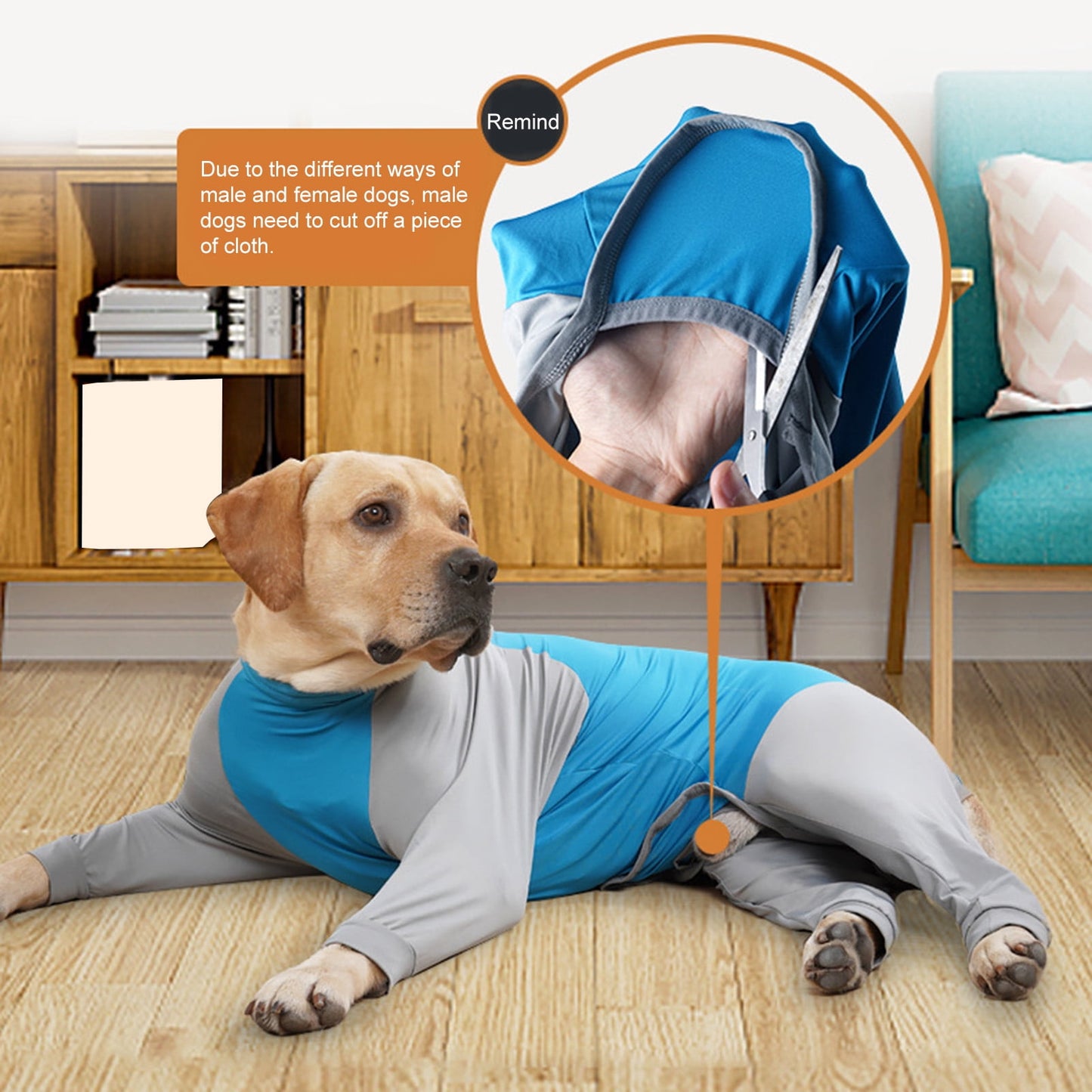 Dog Onesie Surgery Recovery Suit for Large Medium dogs