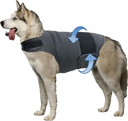 Dog Jacket, Skin-Friendly Dog Calming Vest - Dog Shirt for Thunder, Fireworks and