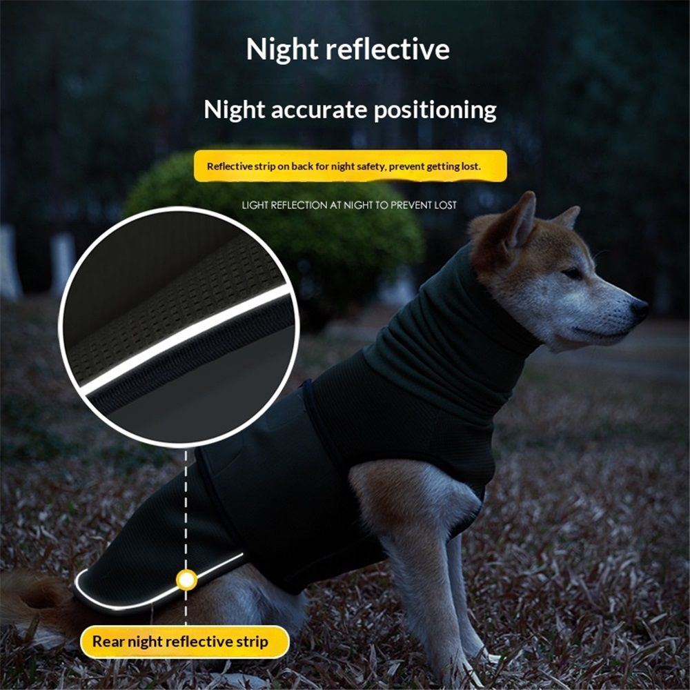 Dog Anxiety Jacket, Dog Shirt with Turtleneck, Breathable Calming Vest