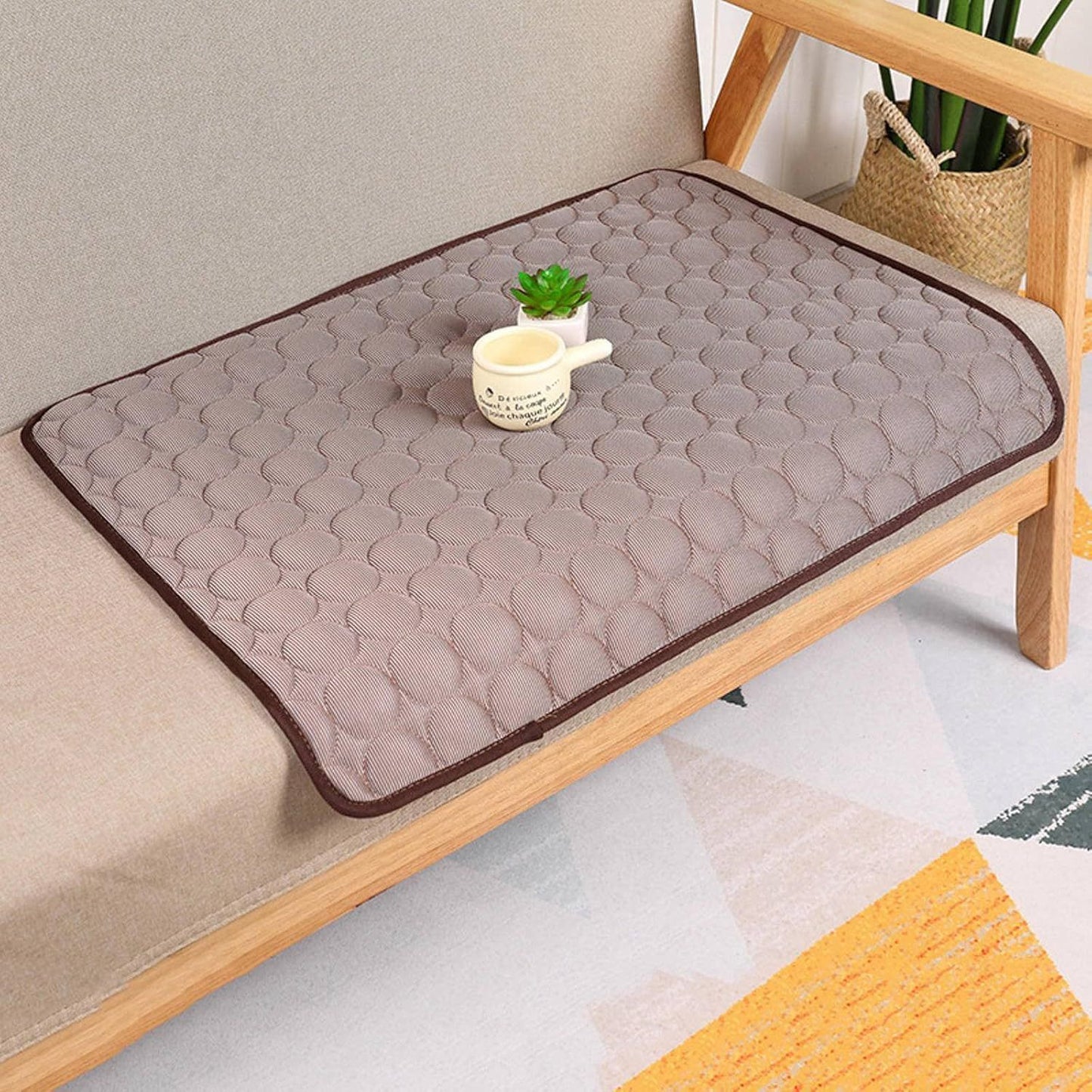 2pcs Ice Silk Pet Pad