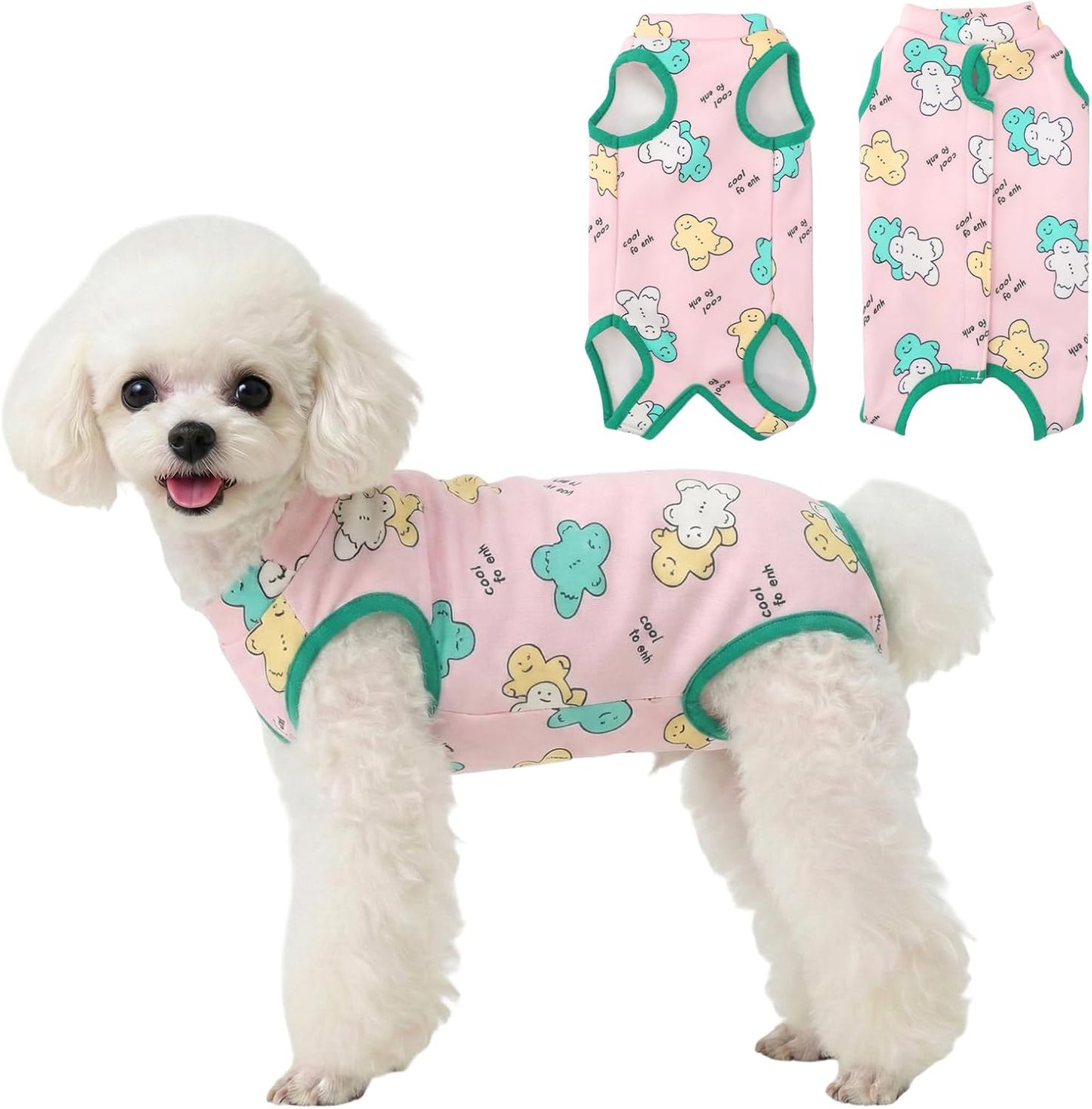 Breathable Dog Surgery Recovery Suit and Surgical Spay Onesie
