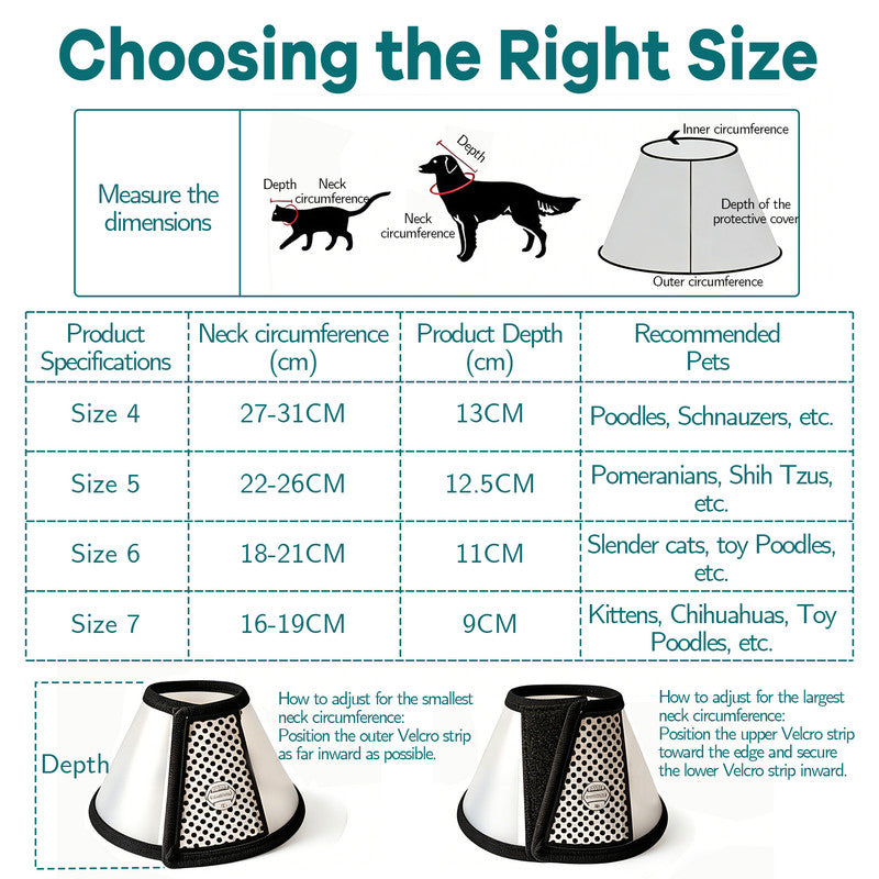 Classic Elizabethan Collar - Anti-Licking Collar