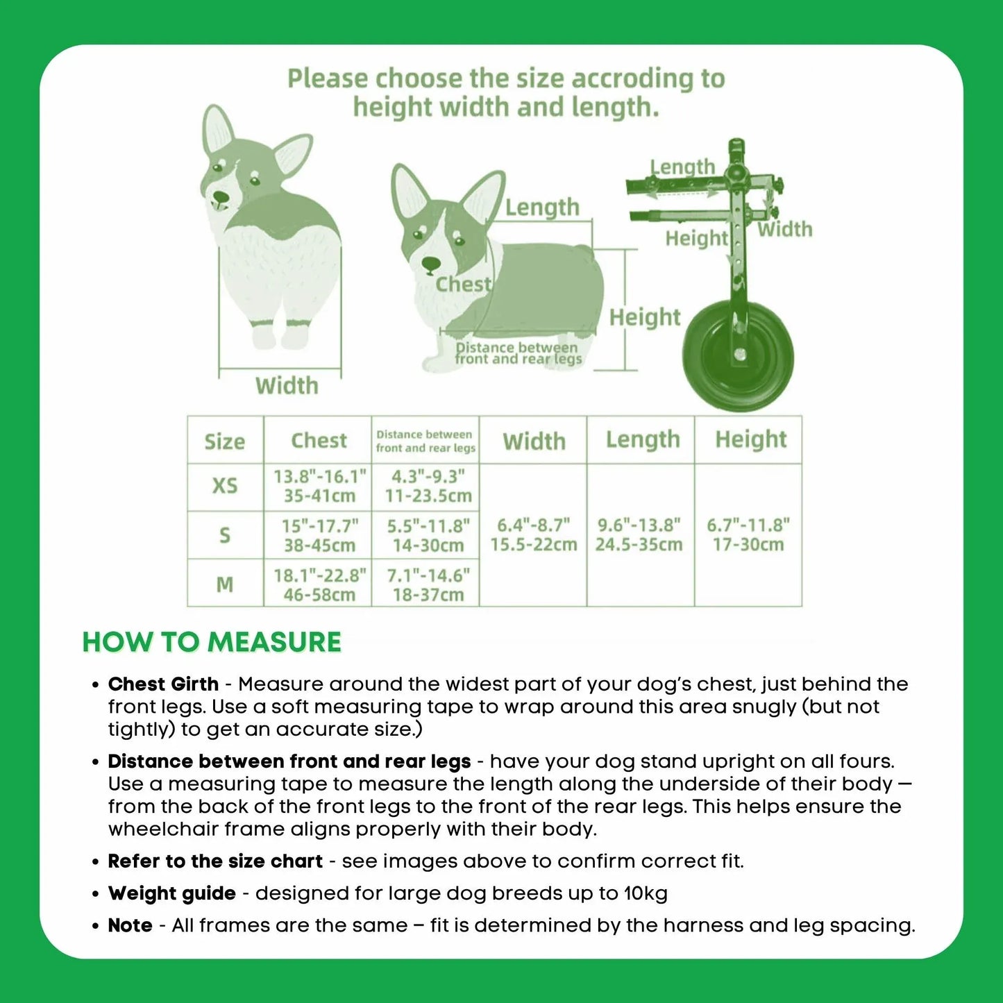 Replacement Harness for Dog Wheelchair