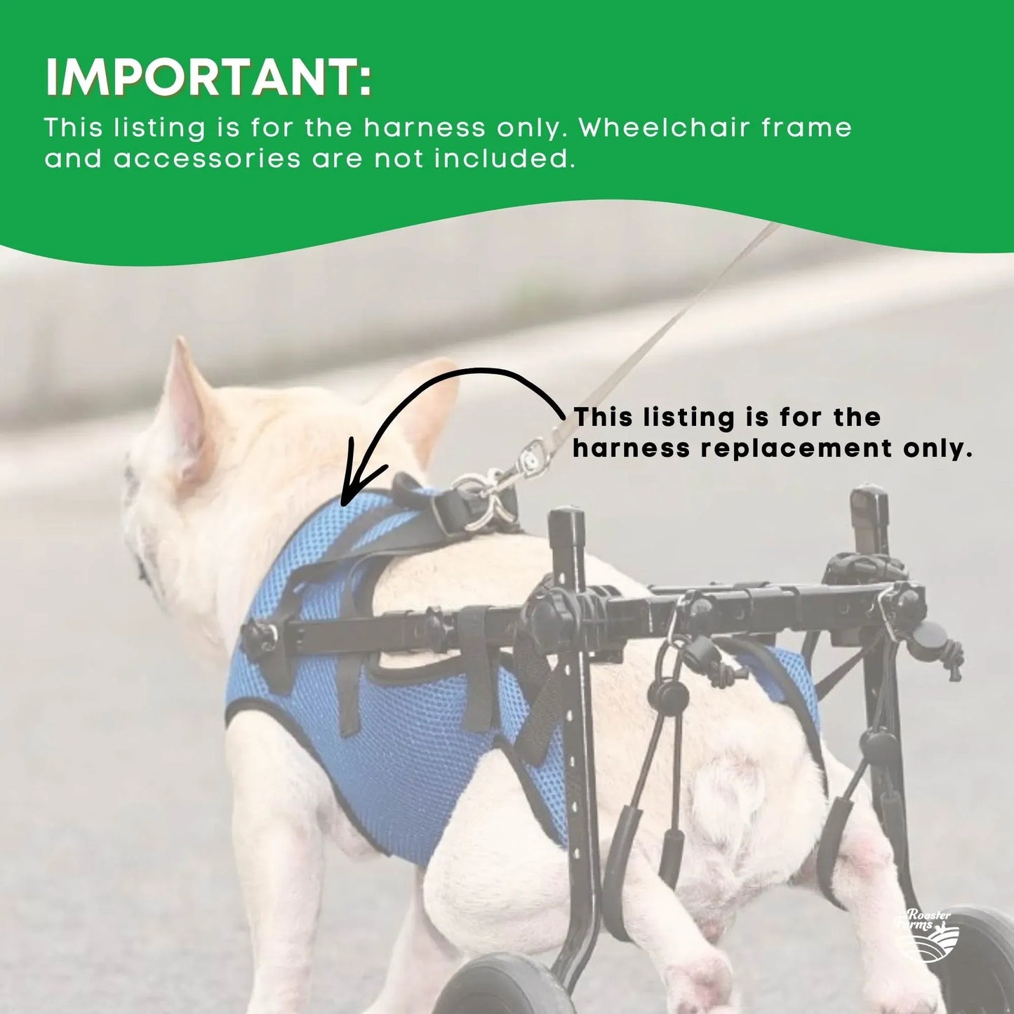 Replacement Harness for Dog Wheelchair