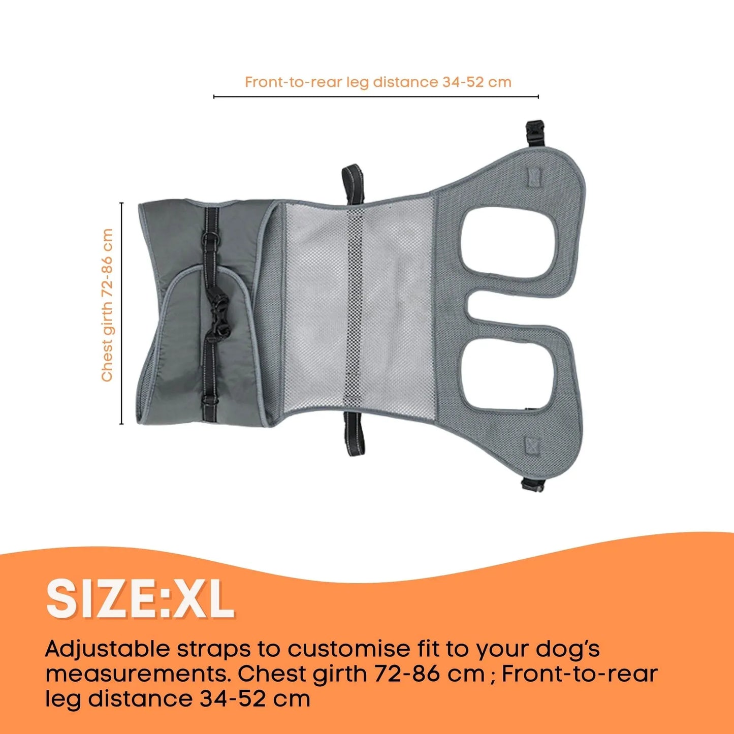 Replacement Harness for Dog Wheelchair
