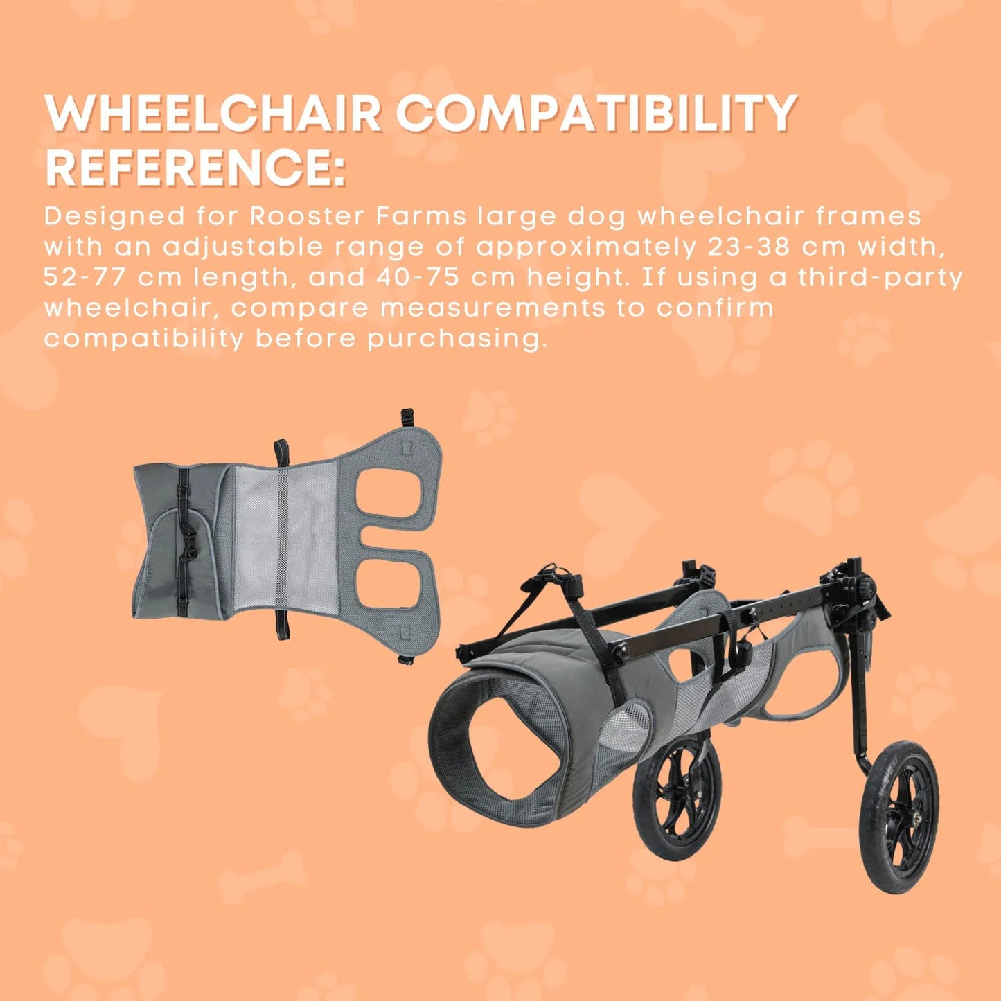 Replacement Harness for Dog Wheelchair