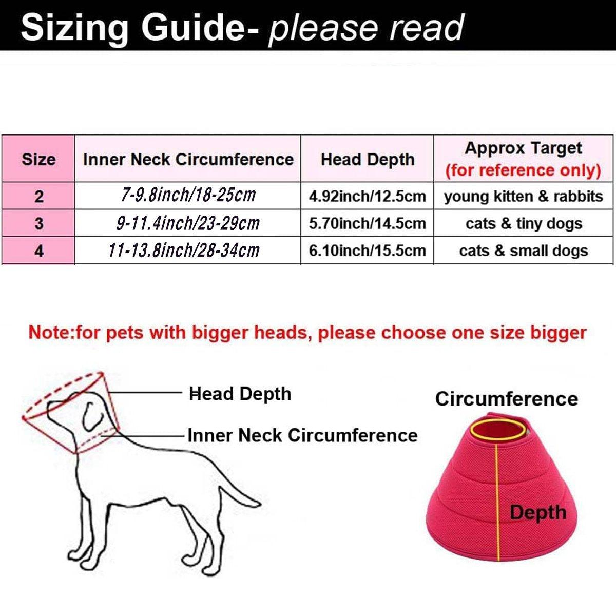 Fabric Elizabethan collar for dogs