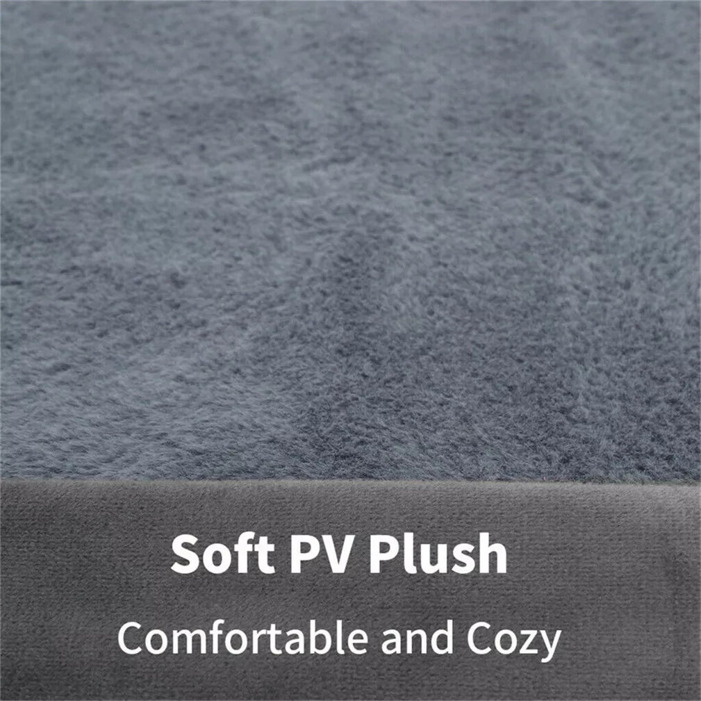 Orthopedic Dog Bed 3-Side Comfort Bolster Padded Calming Mattress