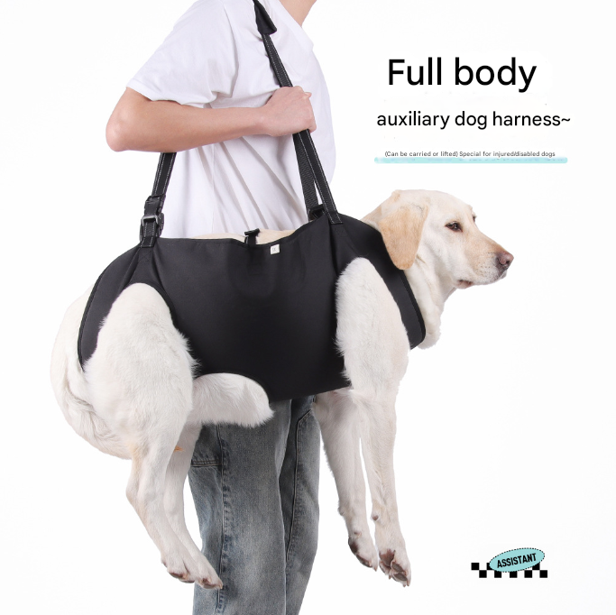 Pet Support Harness for Senior and Disabled Dogs - Adjustable Chest and Back Support
