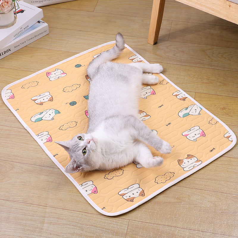 2-Pack Blue Fish Pet Summer Cooling Latex Pad