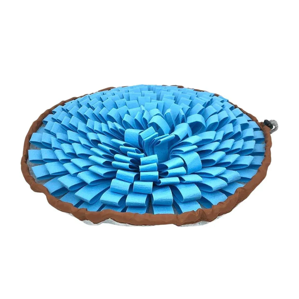 snuffle mat that folds into a ball for storage