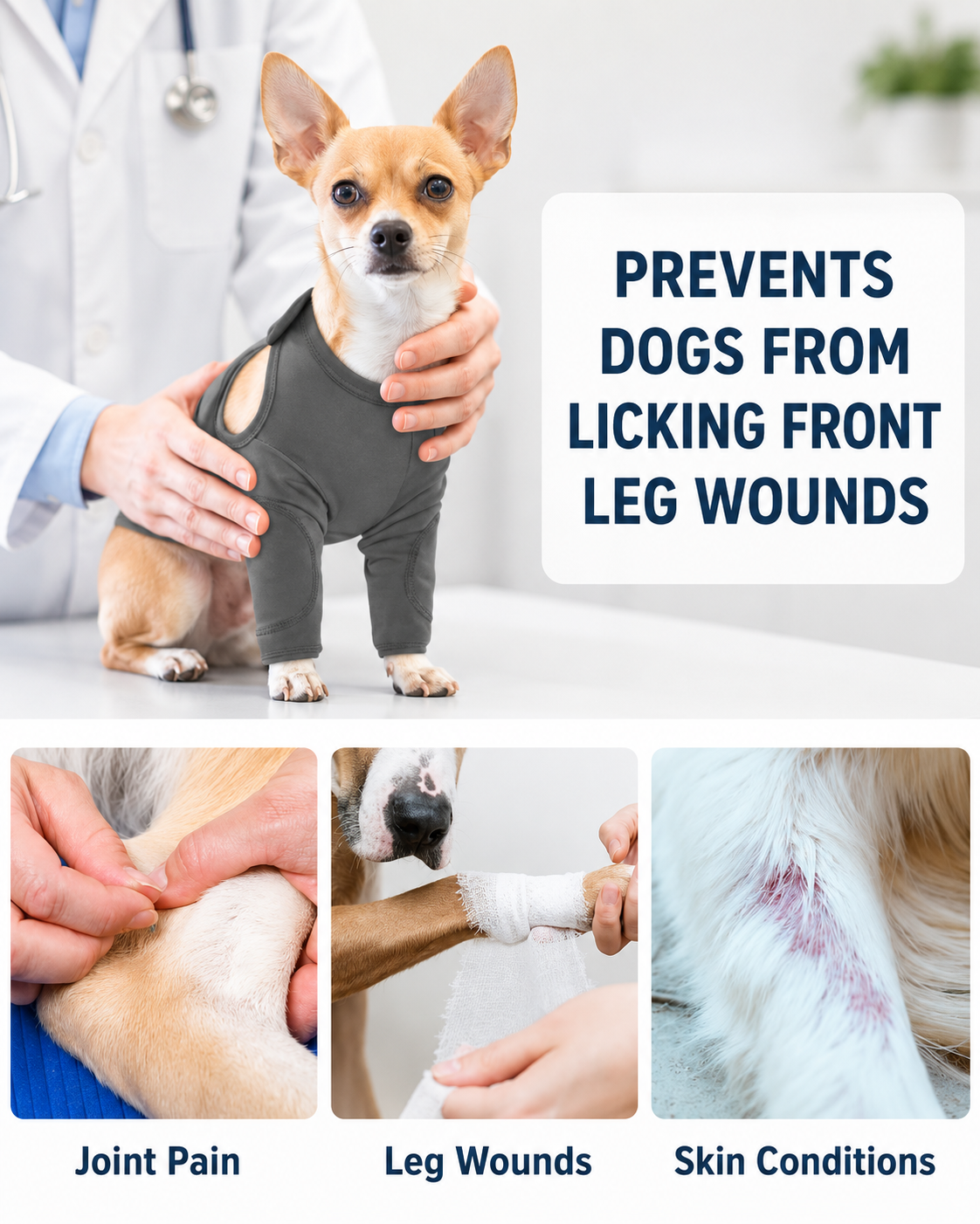 dog surgery or injury recovery sleeves